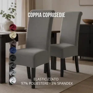 Coppia Coprisedia Elasticizzato
