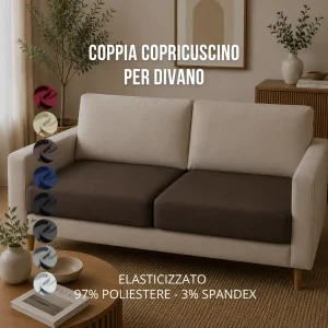 Coppia Copricuscino per Divano