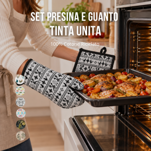 Set Presina + Guanto Fantasia – 100% cotone