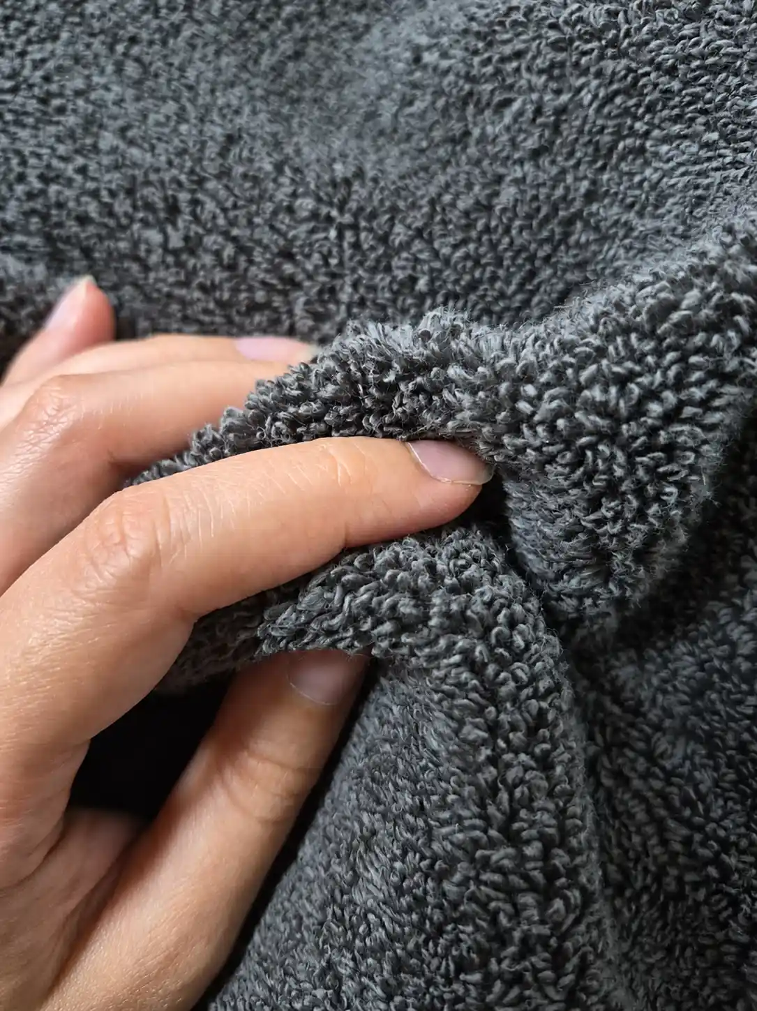 tessuto cotone premium antracite