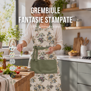 Grembiule da Cucina 100% Cotone – Fantasie Stampate