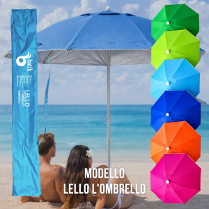 Ombrellone da Spiaggia 180 cm – Modello Lello L'ombrello