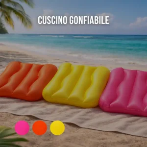 Cuscino gonfiabile tinta unita