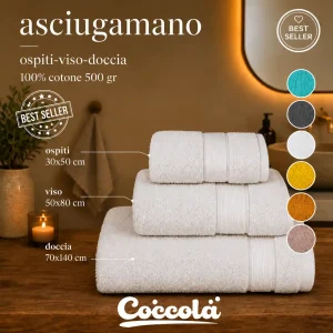 Linea Coccola - Asciugamani Bagno varie misure